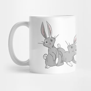 Curious Pair of Rabbits Mug